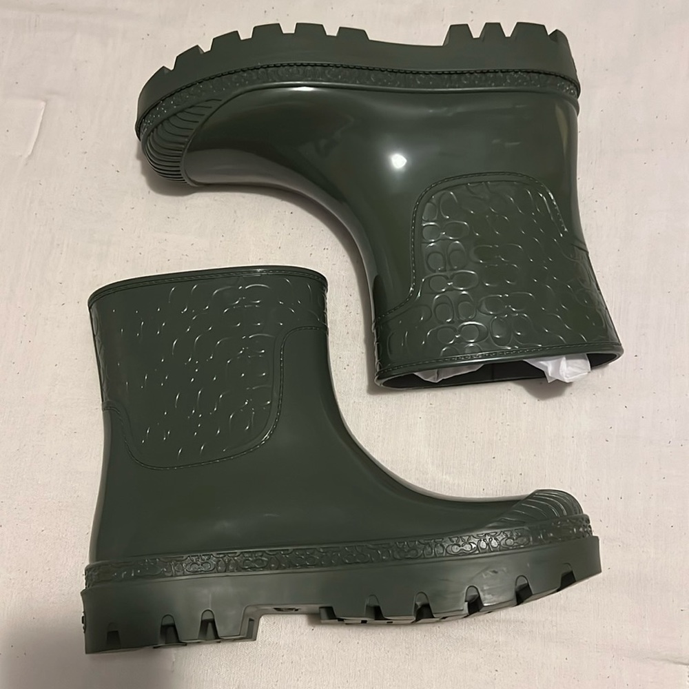 COPY - Army Green Coach Rainboots